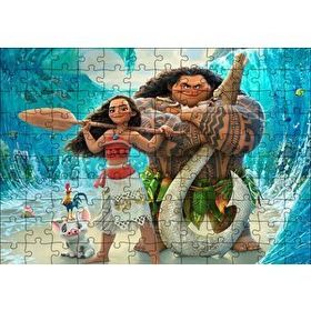 Cakapuzzle Moana Animasyon 120 Parça Ahşap Puzzle