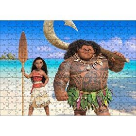 Cakapuzzle Moana Animasyon Filmi Deniz 120 Parça Ahşap Puzzle