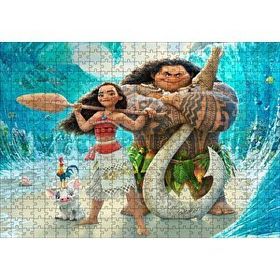Cakapuzzle Moana Animasyon Filmi Ve Hayvanlar 120 Parça Ahşap Puzzle