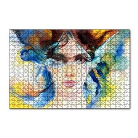 Cakapuzzle Modern Sanat Göz Bebegindeki Kuşlar 120 Parça Ahşap Puzzle