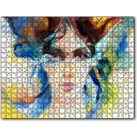 Cakapuzzle Modern Sanat Göz Bebegindeki Kuşlar Mdf 500 Parça Puzzle