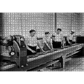 Cakapuzzle Modern Zamanlarda Charlie Chaplin 120 Parça Ahşap Puzzle