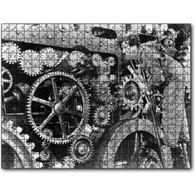 Cakapuzzle Modern Zamanlarda Charlie Chaplin2 Mdf 120 Parça Puzzle