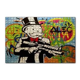 Cakapuzzle Monopoly Savaşları Mdf 120 Parça Puzzle