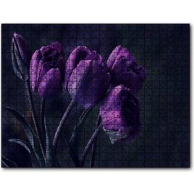 Cakapuzzle Mor Laleler 1000 Parça Puzzle