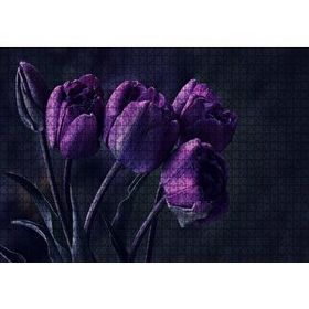 Cakapuzzle Mor Laleler 1000 Parça Puzzle
