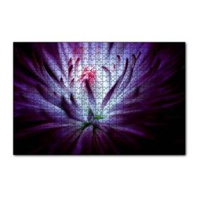 Cakapuzzle Mor Papatya Makro Çekim Mdf 120 Parça Puzzle