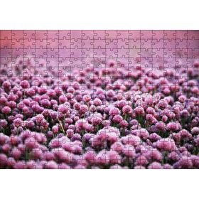 Cakapuzzle Mor Renkli Tomurcuk Çiçekler 120 Parça Ahşap Puzzle