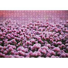 Cakapuzzle Mor Renkli Tomurcuk Çiçekler 120 Parça Ahşap Puzzle