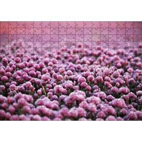 Cakapuzzle Mor Renkli Tomurcuk Çiçekler 120 Parça Ahşap Puzzle