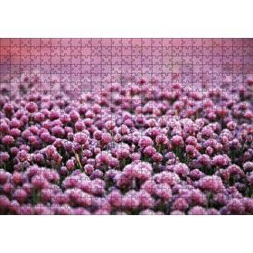 Cakapuzzle Mor Renkli Tomurcuk Çiçekler 120 Parça Ahşap Puzzle