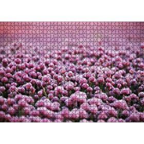 Cakapuzzle Mor Renkli Tomurcuk Çiçekler 120 Parça Ahşap Puzzle