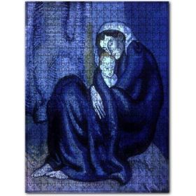 Cakapuzzle Mother And Child 1902 By Pablo Picasso Ahşap 255 Parça Puzzle