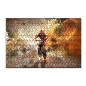 Cakapuzzle Motokros Helikopterler ve Kızıl Dumanlar 120 Parça Ahşap Puzzle