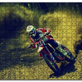 Cakapuzzle Motokros Spin Mdf 120 Parça Puzzle