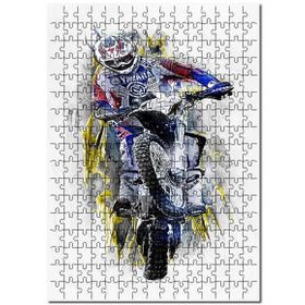 Cakapuzzle Motokros Spor Görsel Mdf 255 Parça Puzzle