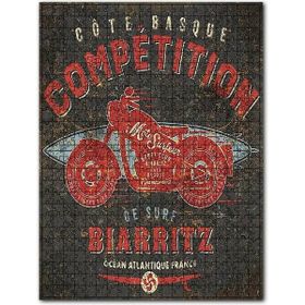 Cakapuzzle Motor Yarışı İlanı Görseli Ahşap 500 Parça Puzzle