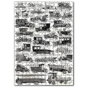 Cakapuzzle Motorlu Taşıtların Tarihsel Evrimi Mdf 120 Parça Puzzle