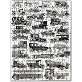 Cakapuzzle Motorlu Taşıtların Tarihsel Evrimi Mdf 120 Parça Puzzle