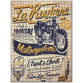 Cakapuzzle Motorsiklet Ile Özgürlük Afişi Görseli 1000 Parça Puzzle