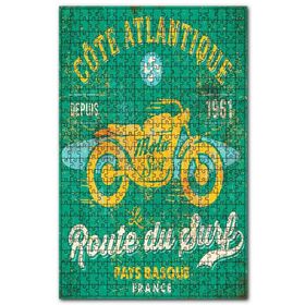 Cakapuzzle Motorsiklet ve Sörs Afişi Görsel Ahşap 255 Parça Puzzle