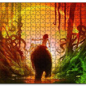 Cakapuzzle Mowgli Orman Çocuğu ve Ayı Görsel Ahşap 1000 Parça Puzzle