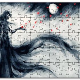 Cakapuzzle Mugetsu İchigo Sanat Görseli Mdf 1000 Parça Puzzle