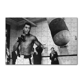 Cakapuzzle Muhammed Ali Khaliah Antrenmanda 120 Parça Ahşap Puzzle