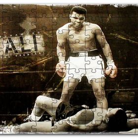Cakapuzzle Muhammed Ali Khaliah Nakavut Eskitilmiş Görsel Mdf 255 Parça Puzzle