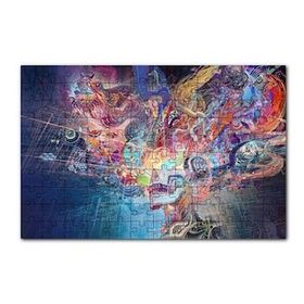Cakapuzzle Muhteşem Beynimizdeki İmgeler Tribal Sanat 120 Parça Ahşap Puzzle