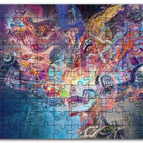 Cakapuzzle Muhteşem Beynimizdeki İmgeler Tribal Sanat Mdf 500 Parça Puzzle