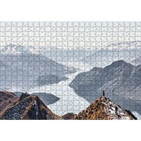 Cakapuzzle Muhteşem Göl ve Dağ Manzarası 120 Parça Ahşap Puzzle