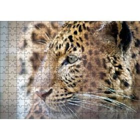 Cakapuzzle Muhteşem Güzellikteki Leopar Yakın Çekim 120 Parça Ahşap Puzzle