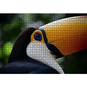 Cakapuzzle Muhteşem Renkleriyle Tukan Kuşu 120 Parça Ahşap Puzzle