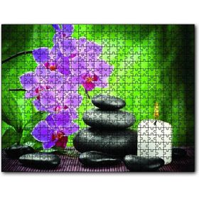 Cakapuzzle Mum Taşlar Çiçek Görseli 500 Parça Puzzle