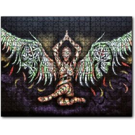 Cakapuzzle Mumya Melek ve Kurukafalar Duvar Boyama 255 Parça Puzzle