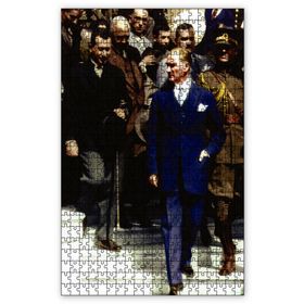 Cakapuzzle Mustafa Kemal Atatürk Beraberindeki Heyet Ahşap 255 Parça Puzzle