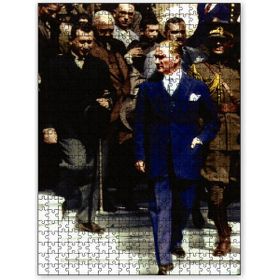 Cakapuzzle Mustafa Kemal Atatürk Beraberindeki Heyet Ahşap 255 Parça Puzzle