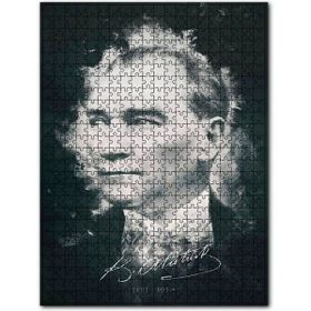 Cakapuzzle Mustafa Kemal Atatürk Portresi ve Imzası Görseli 120 Parça Puzzle