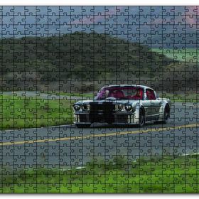 Cakapuzzle Mustang Fastback Yollarda Görseli Mdf 120 Parça Puzzle