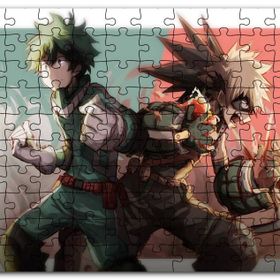 Cakapuzzle My Hero Academia Young Bakugo ve Midoriya Mdf 255 Parça Puzzle