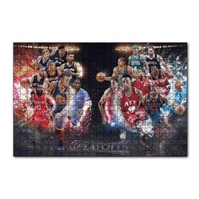 Cakapuzzle NBA Playofflar 16 Takım 120 Parça Ahşap Puzzle