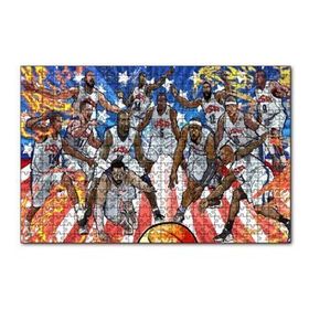 Cakapuzzle NBA Rüya Takımı Çizim 120 Parça Ahşap Puzzle