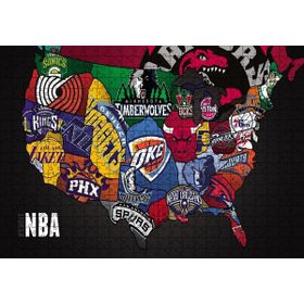 Cakapuzzle Nba Takım Logoları Ahşap 500 Parça Puzzle