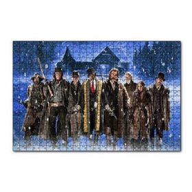Cakapuzzle Nefret Sekizlisi Tüm Kahramanlar 120 Parça Ahşap Puzzle
