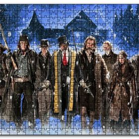Cakapuzzle Nefret Sekizlisi Tüm Kahramanlar Mdf 1000 Parça Puzzle
