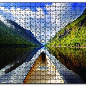 Cakapuzzle Nehirde Tekne Ahşap 500 Parça Puzzle