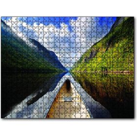 Cakapuzzle Nehirde Tekne Ahşap 500 Parça Puzzle