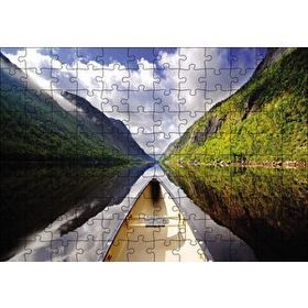 Cakapuzzle Nehirde Tekne Mdf 120 Parça Puzzle