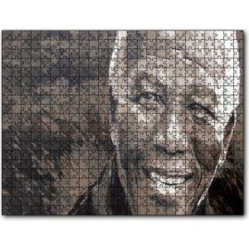 Cakapuzzle Nelson Mandela Yağlı Boya Siyah Beyaz 255 Parça Puzzle